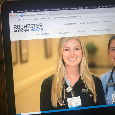 Recent web design and development work